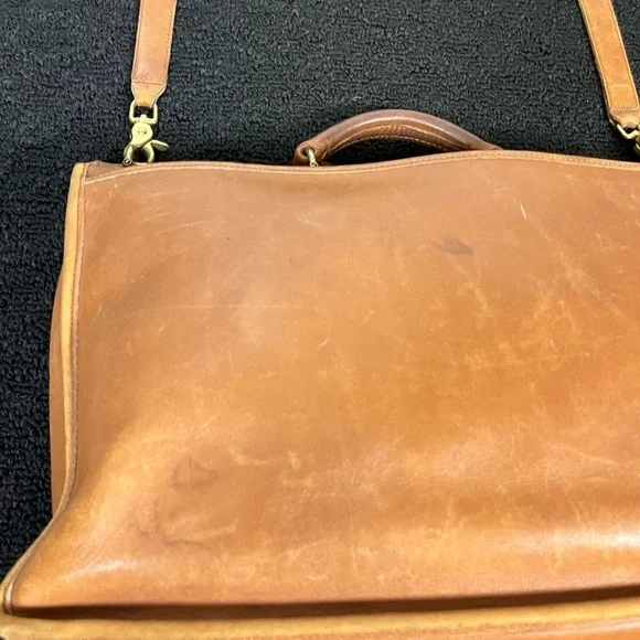 Vintage Coach Beekman 5266 Shoulder Bag Leather Messenger Briefcase Laptop - Picture 9 of 16